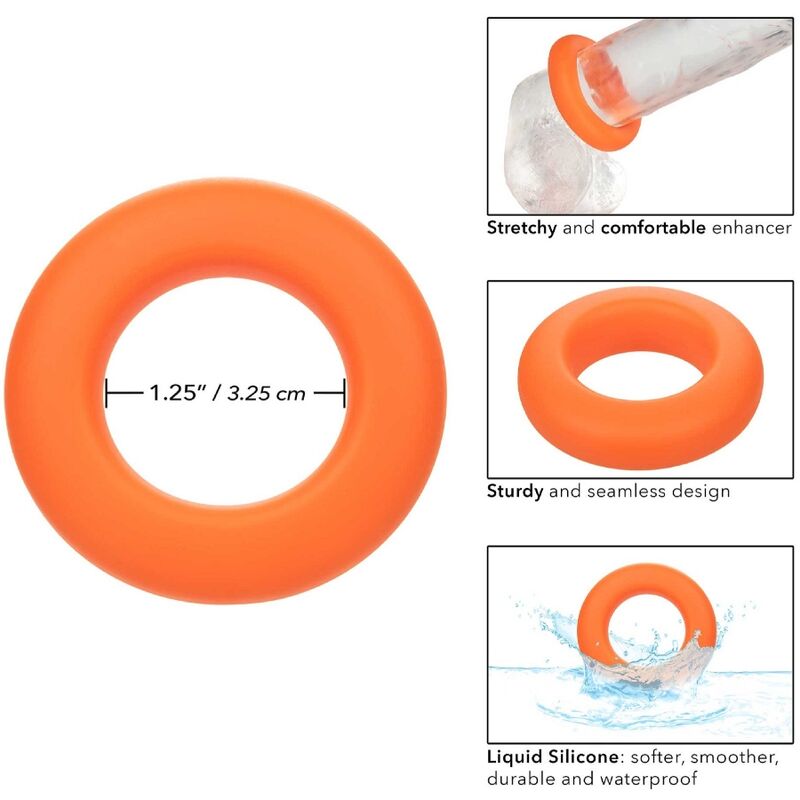 CALEXOTICS - ALPHA PROLONG LARGE RING ORANGE - NOCTURNA DESIRES