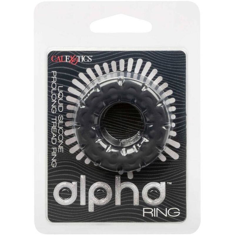 CALEXOTICS - ALPHA PROLONG TREAD RING BLACK - NOCTURNA DESIRES