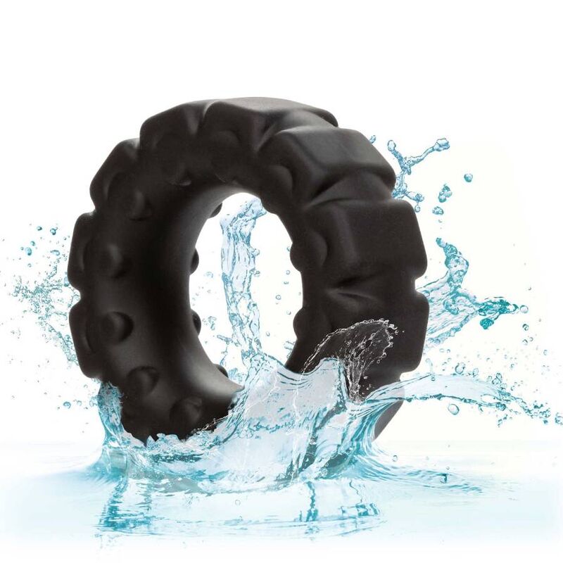 CALEXOTICS - ALPHA PROLONG TREAD RING BLACK - NOCTURNA DESIRES