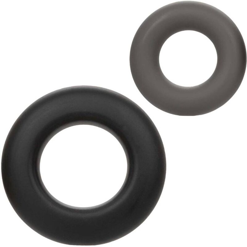 CALEXOTICS - ALPHA PROLONG SET OF 2 RING GREY - NOCTURNA DESIRES