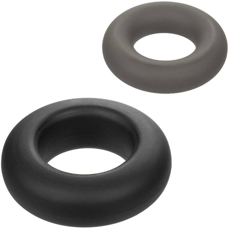 CALEXOTICS - ALPHA PROLONG SET OF 2 RING GREY - NOCTURNA DESIRES