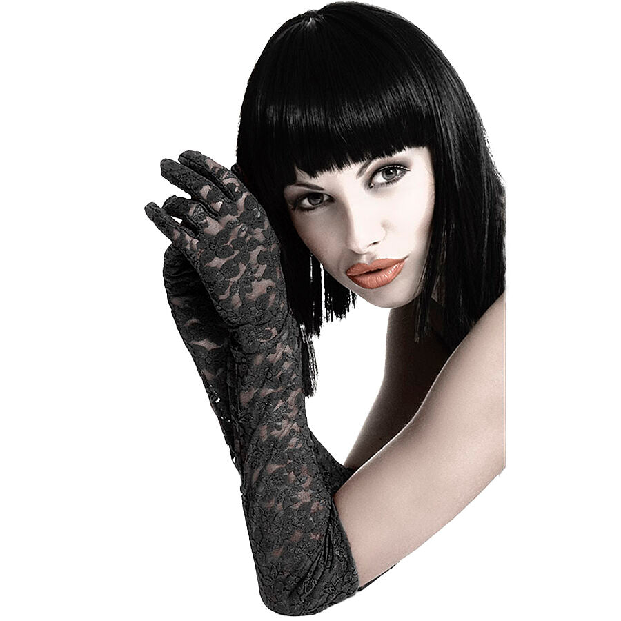 CHILIROSE - CR 3071 GLOVES BLACK - NOCTURNA DESIRES