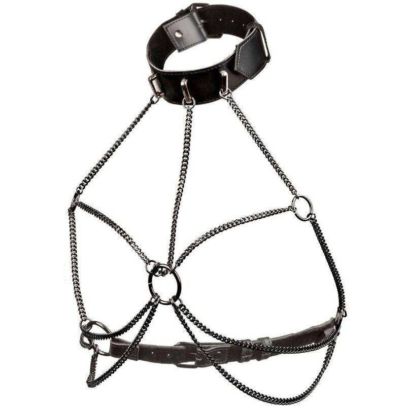 CALEXOTICS - EUPHORIA MULTI CHAIN COLLAR HARNESS - NOCTURNA DESIRES