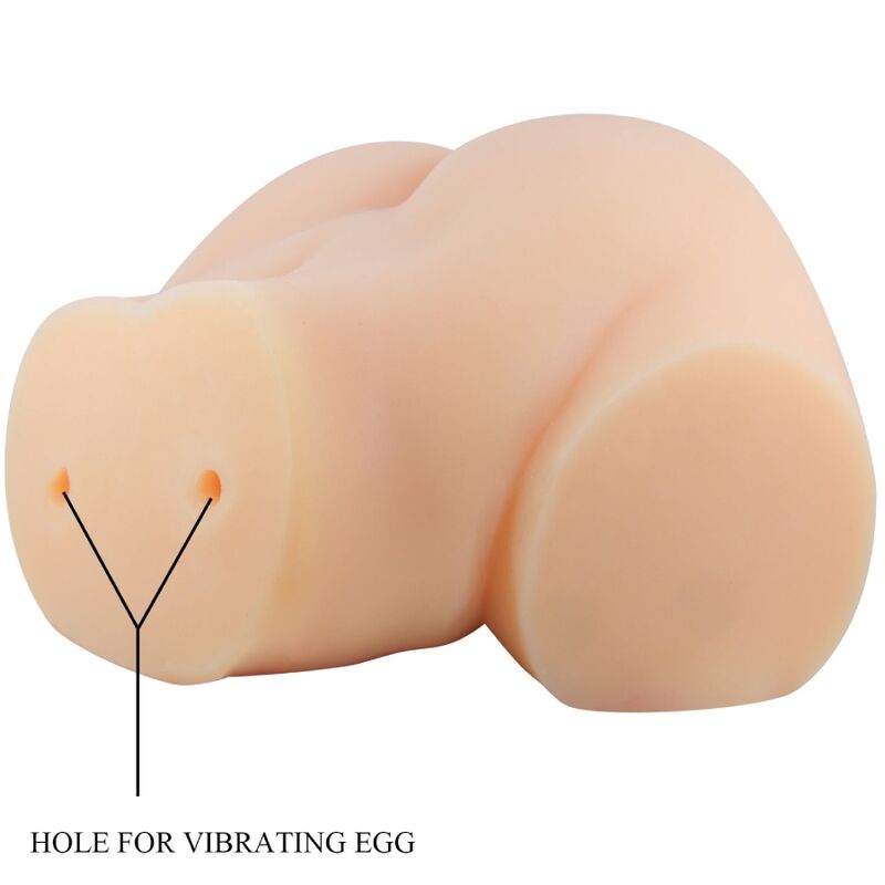 CRAZY BULL - REALISTIC VAGINA AND ANUS EMILIA VIBRATOR - NOCTURNA DESIRES