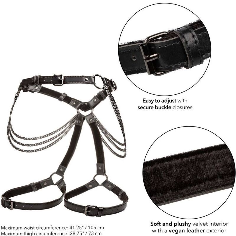 CALEXOTICS - EUPHORIA MULTI CHAIN THIGH HARNESS - NOCTURNA DESIRES