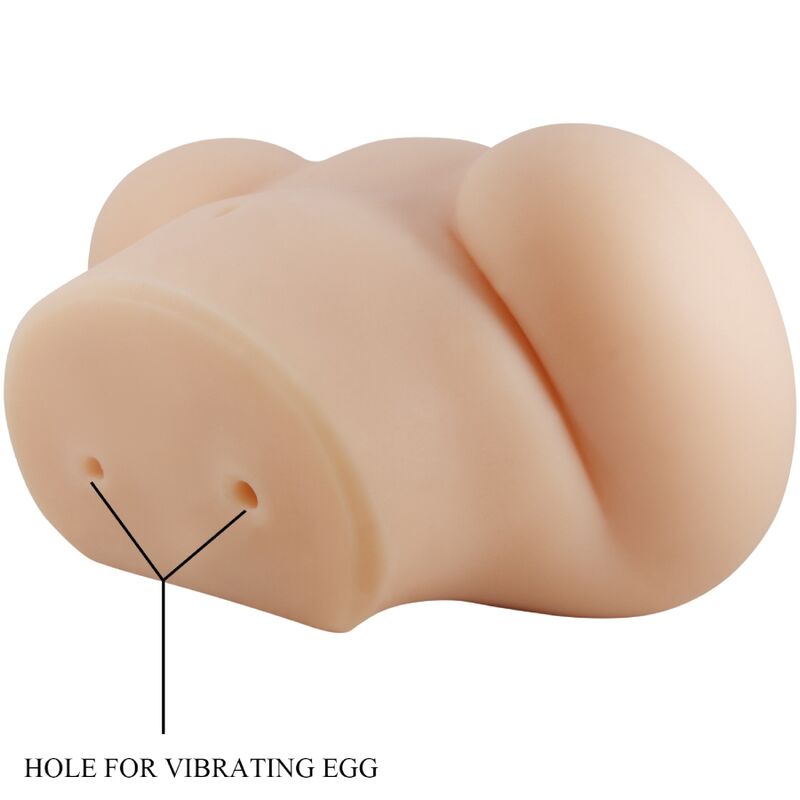 CRAZY BULL - REALISTIC VAGINA AND ANUS LUNA VIBRATOR - NOCTURNA DESIRES