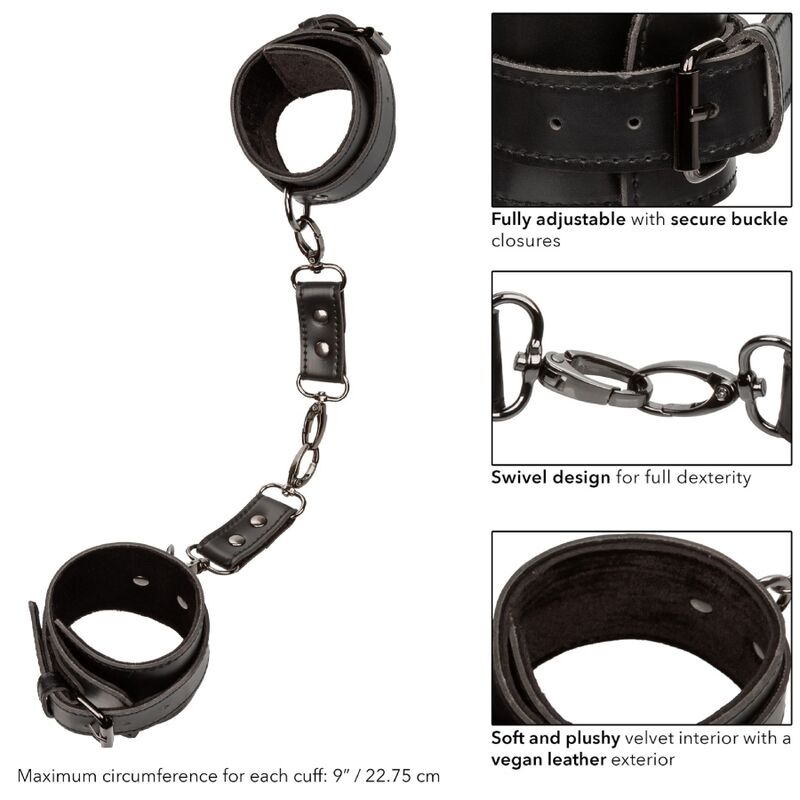 CALEXOTICS - EUPHORIA HAND CUFFS - NOCTURNA DESIRES