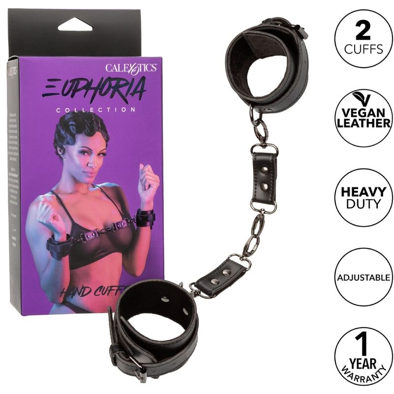 CALEXOTICS - EUPHORIA HAND CUFFS - NOCTURNA DESIRES