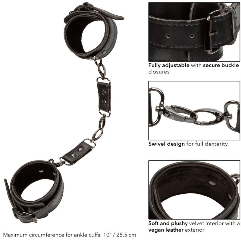 CALEXOTICS - EUPHORIA ANKLE CUFFS - NOCTURNA DESIRES