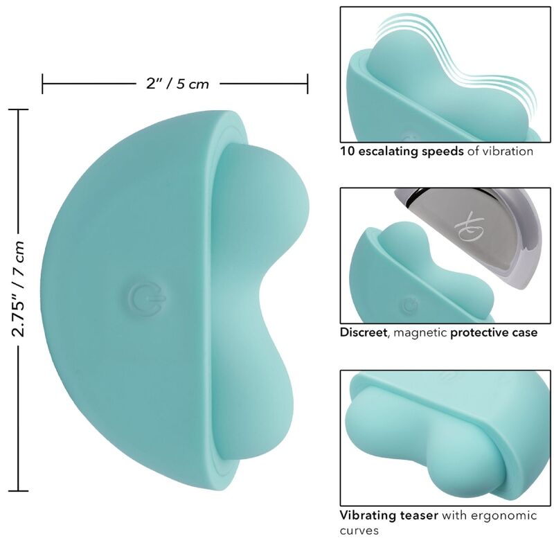 CALEXOTICS - OVATION APPLAUSE STIMULATOR AQUA GREEN - NOCTURNA DESIRES
