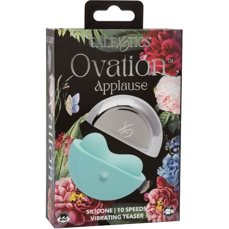 CALEXOTICS - OVATION APPLAUSE STIMULATOR AQUA GREEN - NOCTURNA DESIRES