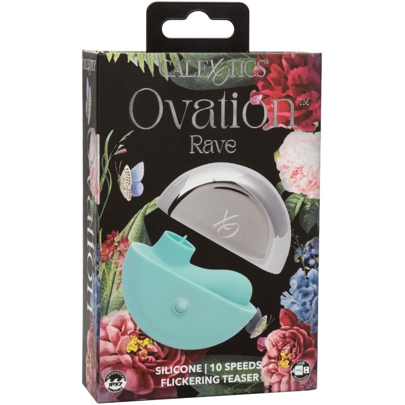 CALEXOTICS - OVATION RAVE STIMULATOR AQUA GREEN - NOCTURNA DESIRES