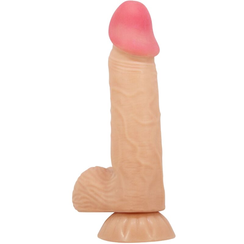 PRETTY LOVE - SLIDING SKIN SERIES REALISTIC DILDO WITH SLIDING SKIN SUCTION CUP 20.6 CM - NOCTURNA DESIRES