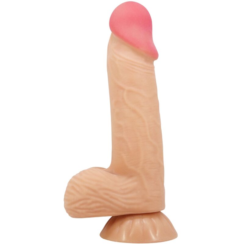 PRETTY LOVE - SLIDING SKIN SERIES REALISTIC DILDO WITH SLIDING SKIN SUCTION CUP 20.6 CM - NOCTURNA DESIRES
