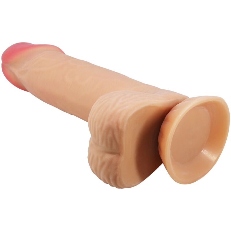 PRETTY LOVE - SLIDING SKIN SERIES REALISTIC DILDO WITH SLIDING SKIN SUCTION CUP 20.6 CM - NOCTURNA DESIRES
