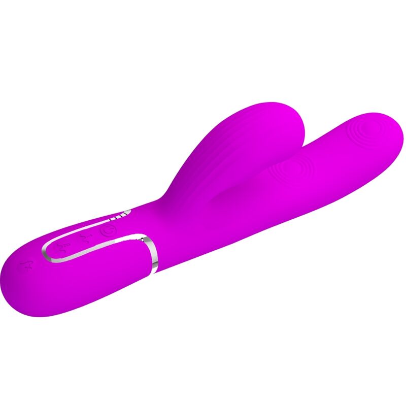 PRETTY LOVE - PERLITA MULTIFUNCTION 3 IN 1 G-SPOT VIBRATOR VIOLET - NOCTURNA DESIRES