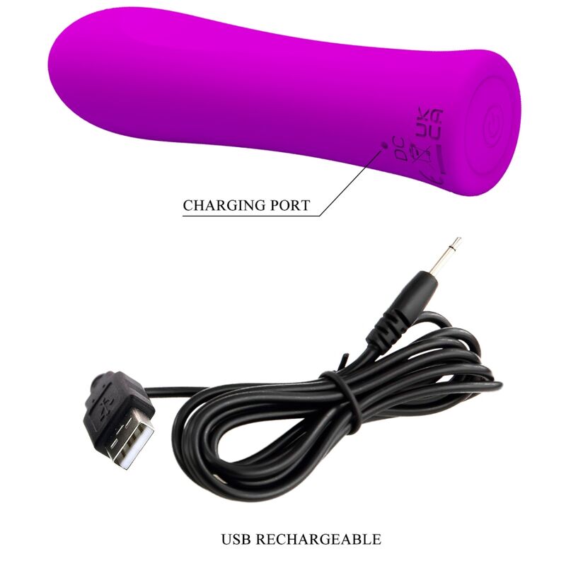 PRETTY LOVE - ALFREDA SUPER POWER VIBRATOR VIOLET - NOCTURNA DESIRES