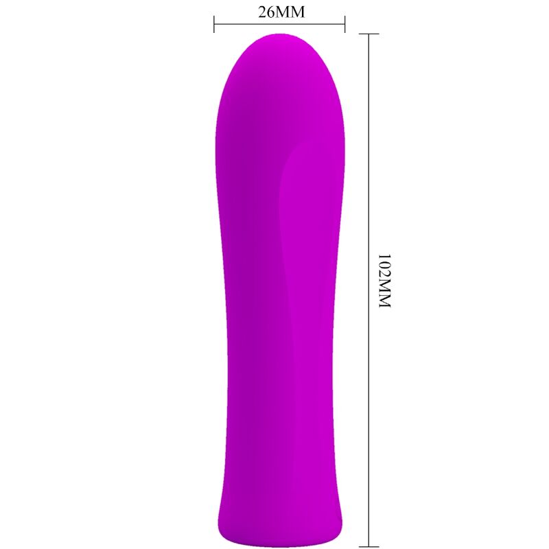 PRETTY LOVE - ALFREDA SUPER POWER VIBRATOR VIOLET - NOCTURNA DESIRES