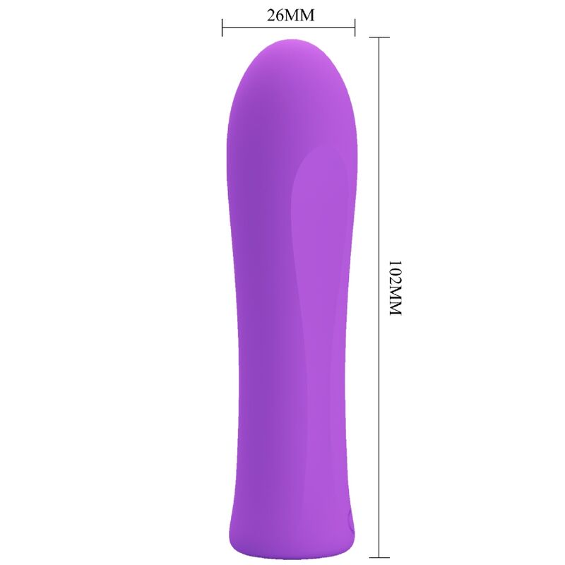 PRETTY LOVE - ALFREDA SUPER POWER VIBRATOR AQUA PURPLE - NOCTURNA DESIRES