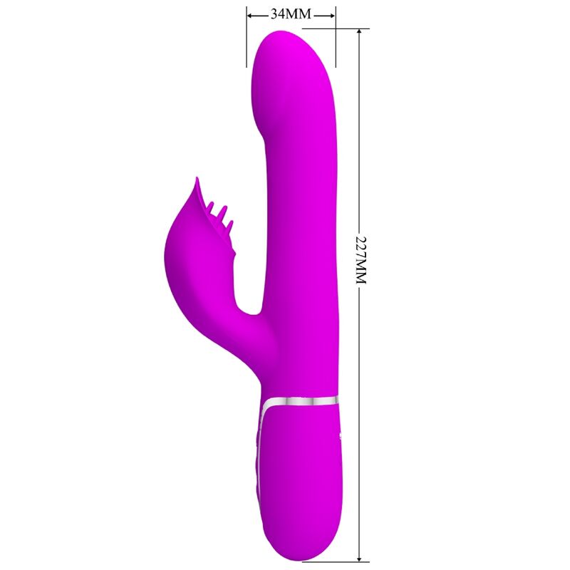 PRETTY LOVE - RABBIT VIBRATOR PEARLS VIOLET - NOCTURNA DESIRES