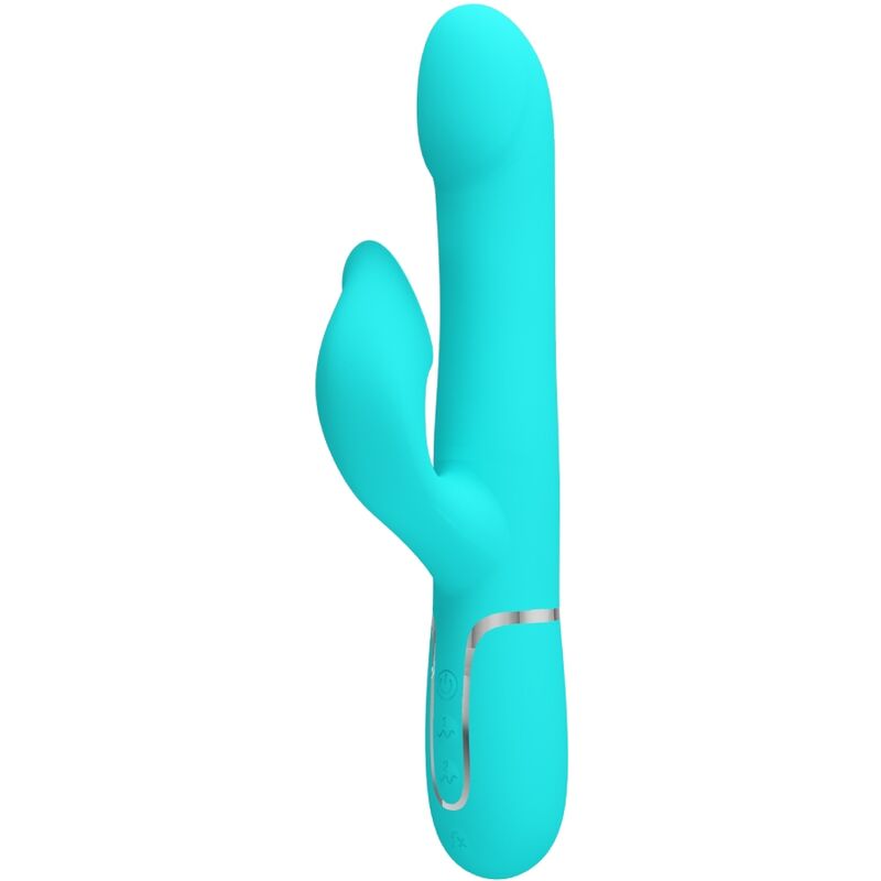 PRETTY LOVE - RABBIT VIBRATOR PEARLS AQUA GREEN - NOCTURNA DESIRES