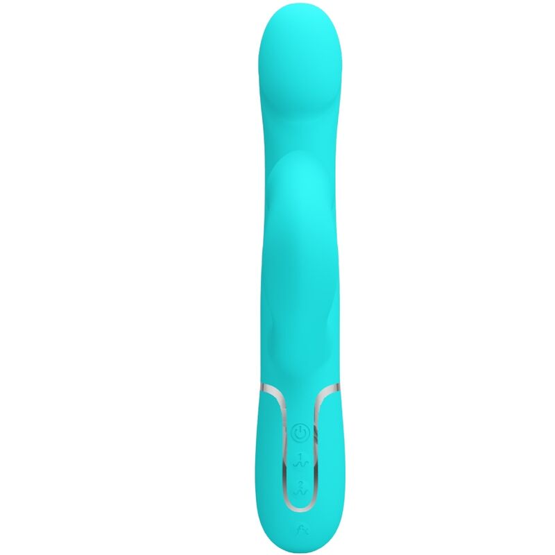 PRETTY LOVE - RABBIT VIBRATOR PEARLS AQUA GREEN - NOCTURNA DESIRES