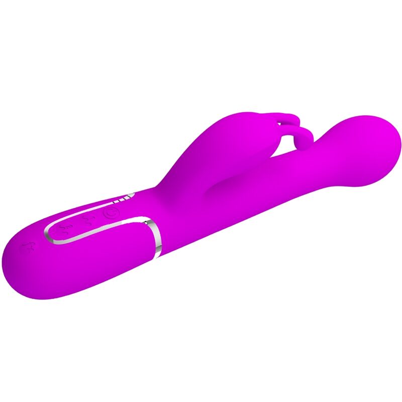 PRETTY LOVE - DEJON RABBIT VIBRATOR 3 IN 1 MULTIFUNCTION VIOLET - NOCTURNA DESIRES