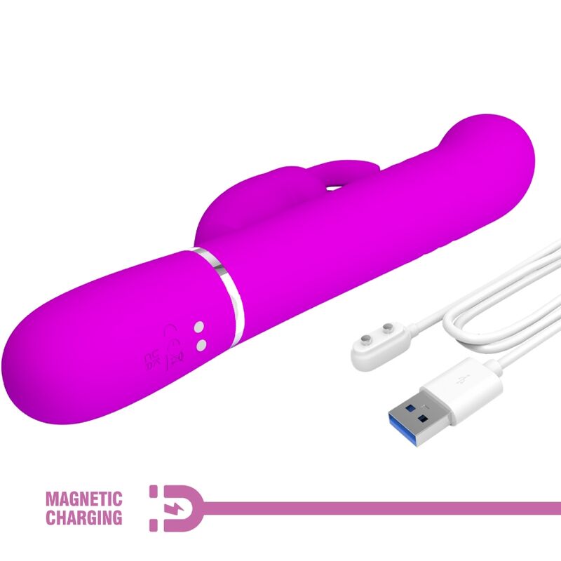PRETTY LOVE - COALE RABBIT VIBRATOR PEARLS VIOLET - NOCTURNA DESIRES