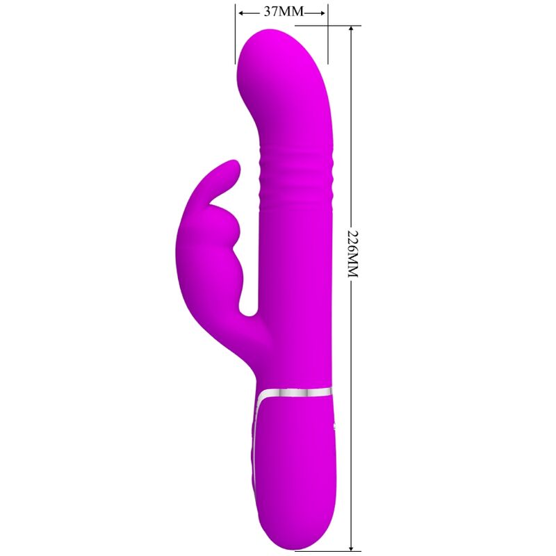 PRETTY LOVE - COALE RABBIT VIBRATOR PEARLS VIOLET - NOCTURNA DESIRES