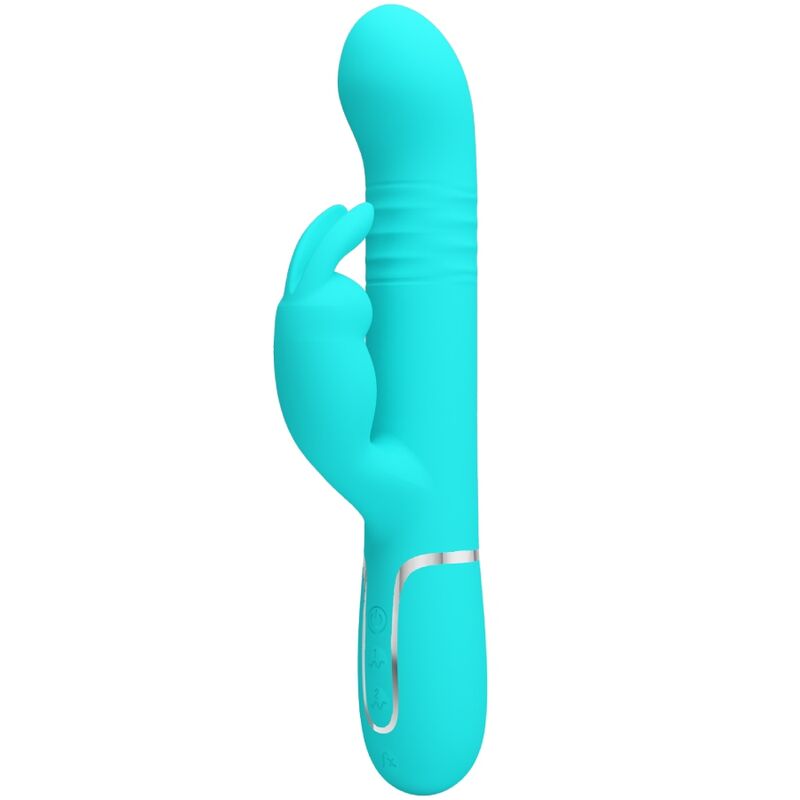 PRETTY LOVE - COALE RABBIT VIBRATOR PEARLS AQUA GREEN - NOCTURNA DESIRES