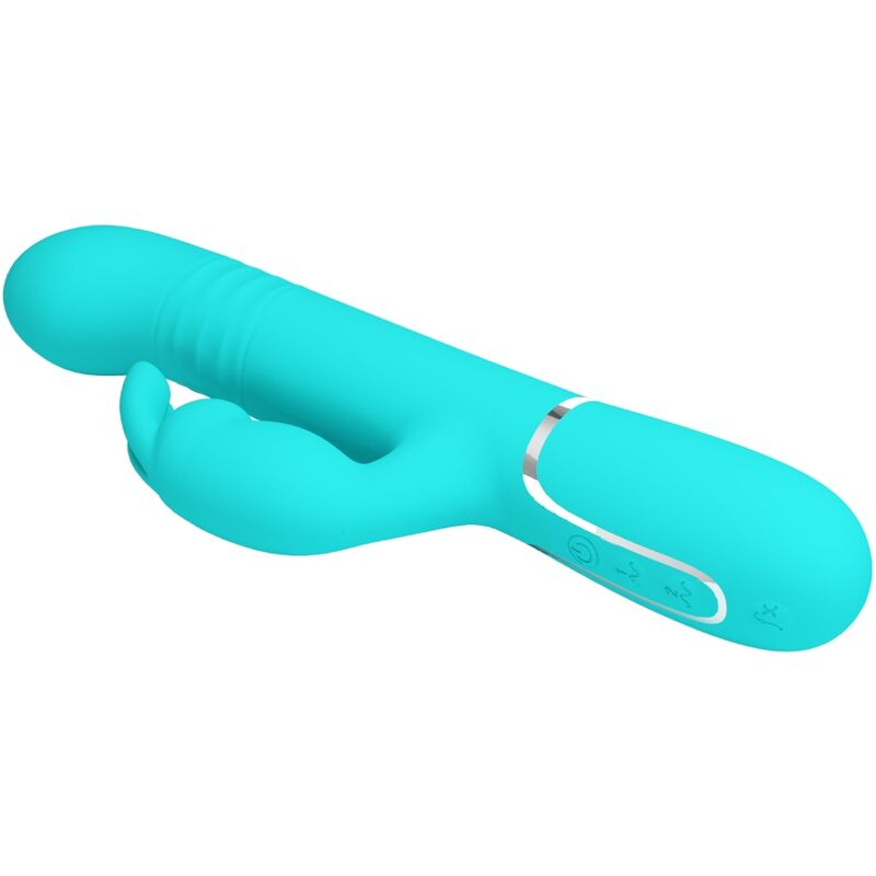 PRETTY LOVE - COALE RABBIT VIBRATOR PEARLS AQUA GREEN - NOCTURNA DESIRES