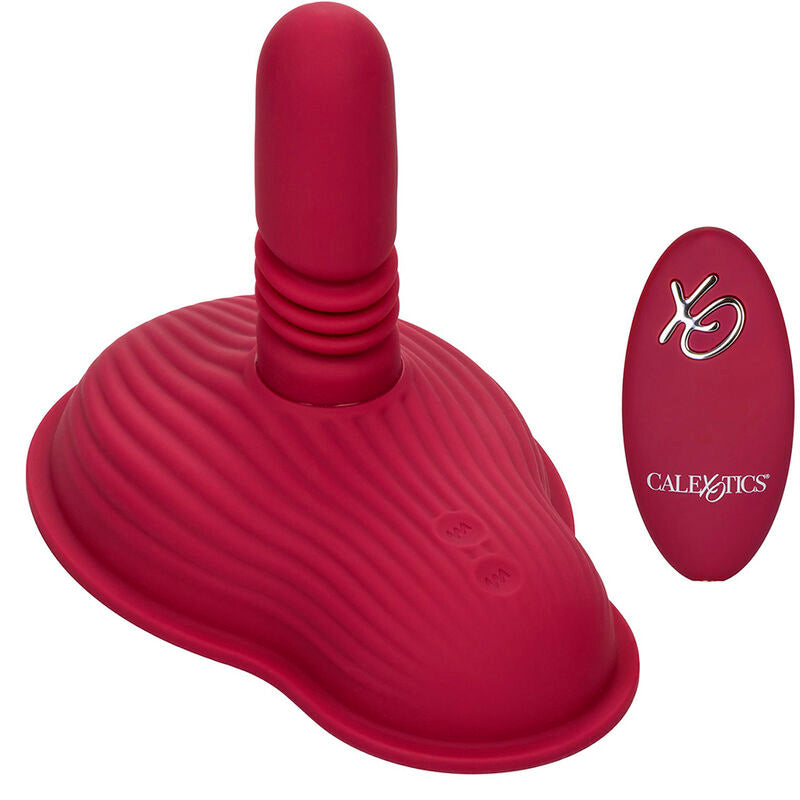 CALEXOTICS - RIDER MASSAGER DOUBLE MOTOR REMOTE CONTROL RED - NOCTURNA DESIRES