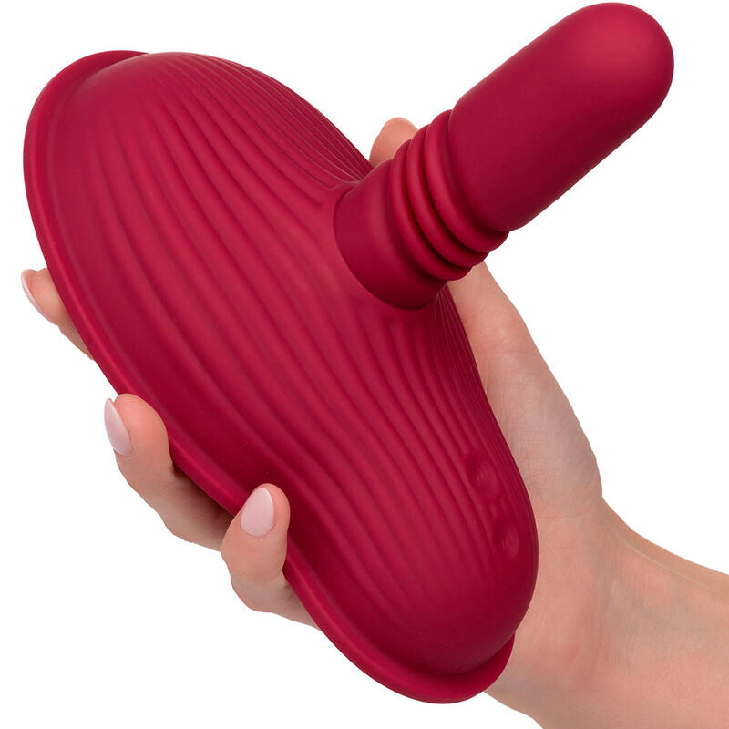 CALEXOTICS - RIDER MASSAGER DOUBLE MOTOR REMOTE CONTROL RED - NOCTURNA DESIRES