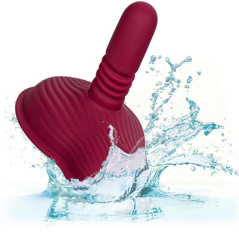 CALEXOTICS - RIDER MASSAGER DOUBLE MOTOR REMOTE CONTROL RED - NOCTURNA DESIRES