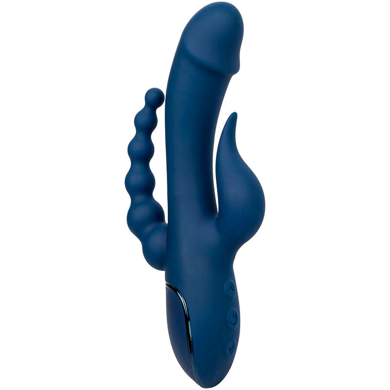 CALEXOTICS - VIBRATOR TRIPLE ORGASM BLUE - NOCTURNA DESIRES