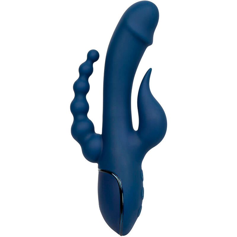 CALEXOTICS - VIBRATOR TRIPLE ORGASM BLUE - NOCTURNA DESIRES