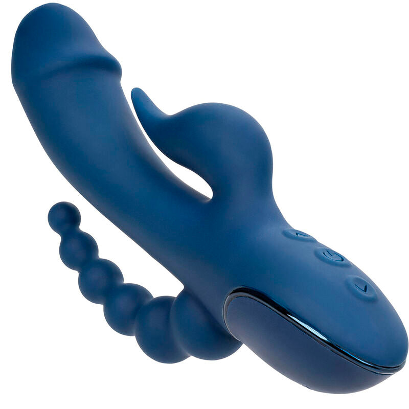 CALEXOTICS - VIBRATOR TRIPLE ORGASM BLUE - NOCTURNA DESIRES
