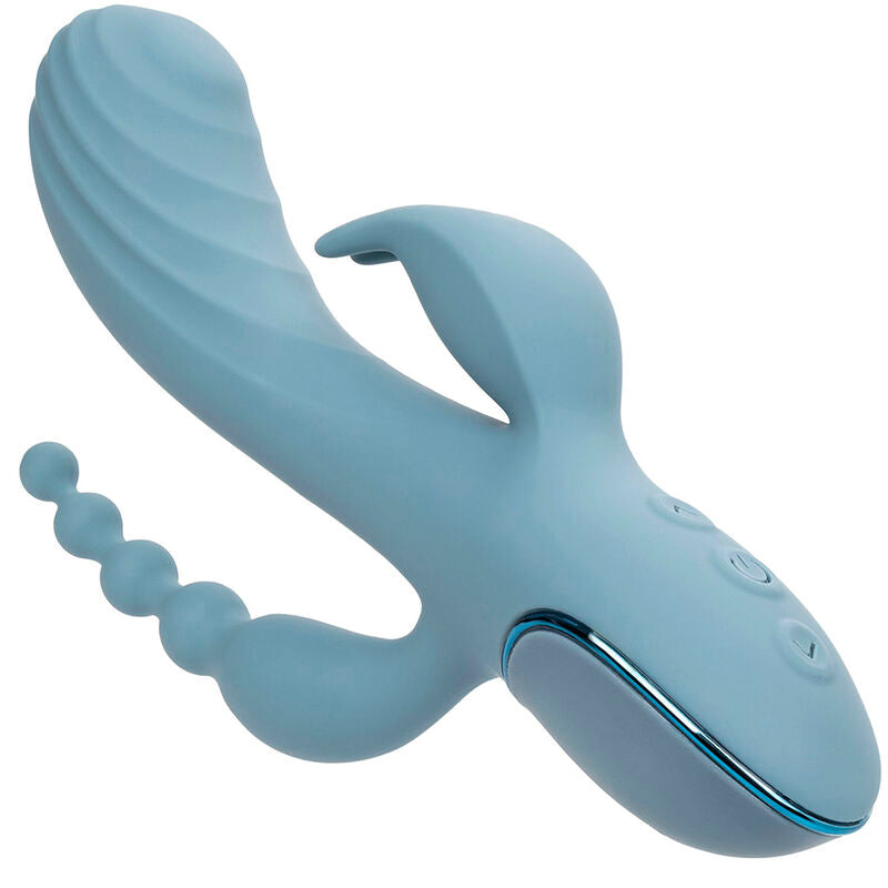 CALEXOTICS - VIBRATOR TRIPLE ECSTASY GREY - NOCTURNA DESIRES