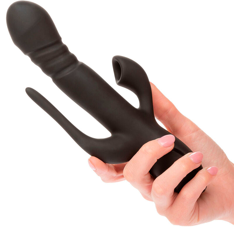 CALEXOTICS - VIBRATOR TRIPLE EUPHORIA BLACK - NOCTURNA DESIRES