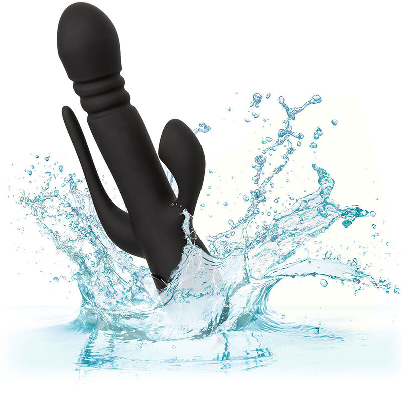 CALEXOTICS - VIBRATOR TRIPLE EUPHORIA BLACK - NOCTURNA DESIRES