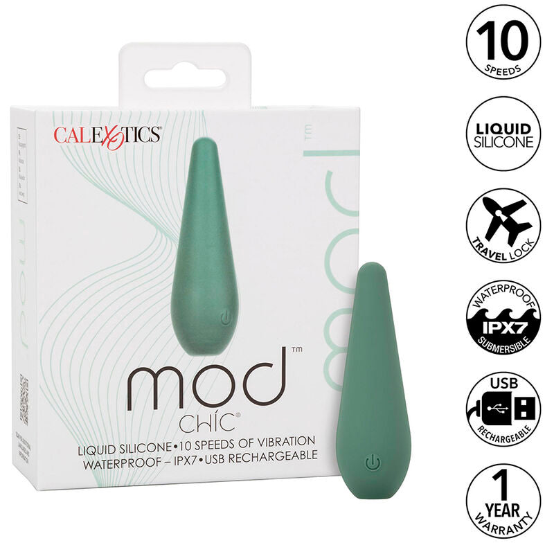 CALEXOTICS - MOD CHIC STIMULATOR GREEN - NOCTURNA DESIRES