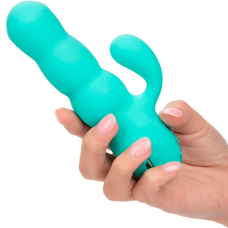 CALEXOTICS - DEL MAR DIVA VIBRATOR RABBIR AQUA GREEN BY CALIFORNIA DREAMING - NOCTURNA DESIRES