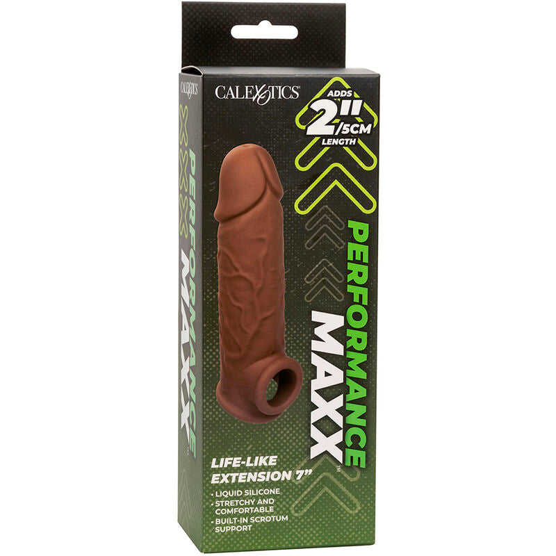 CALEXOTICS - PERFORMANCE MAXX LIFE-LIKE EXTENSION 7 BROWN SKIN - NOCTURNA DESIRES