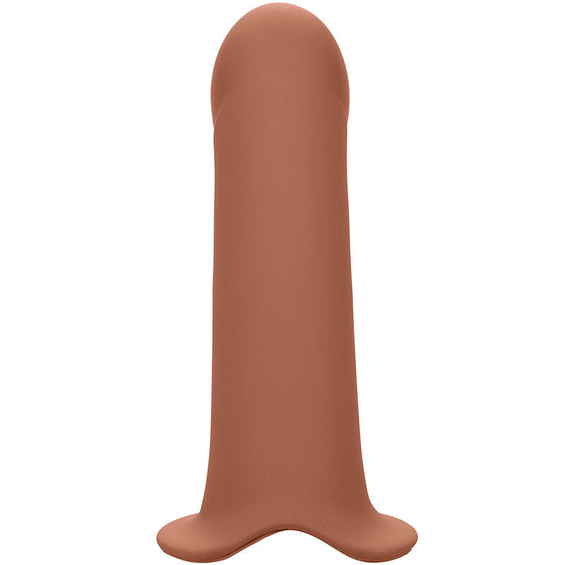 CALEXOTICS - PERFORMANCE MAXX EXTENSION WITH HARNESS BROWN SKIN - NOCTURNA DESIRES