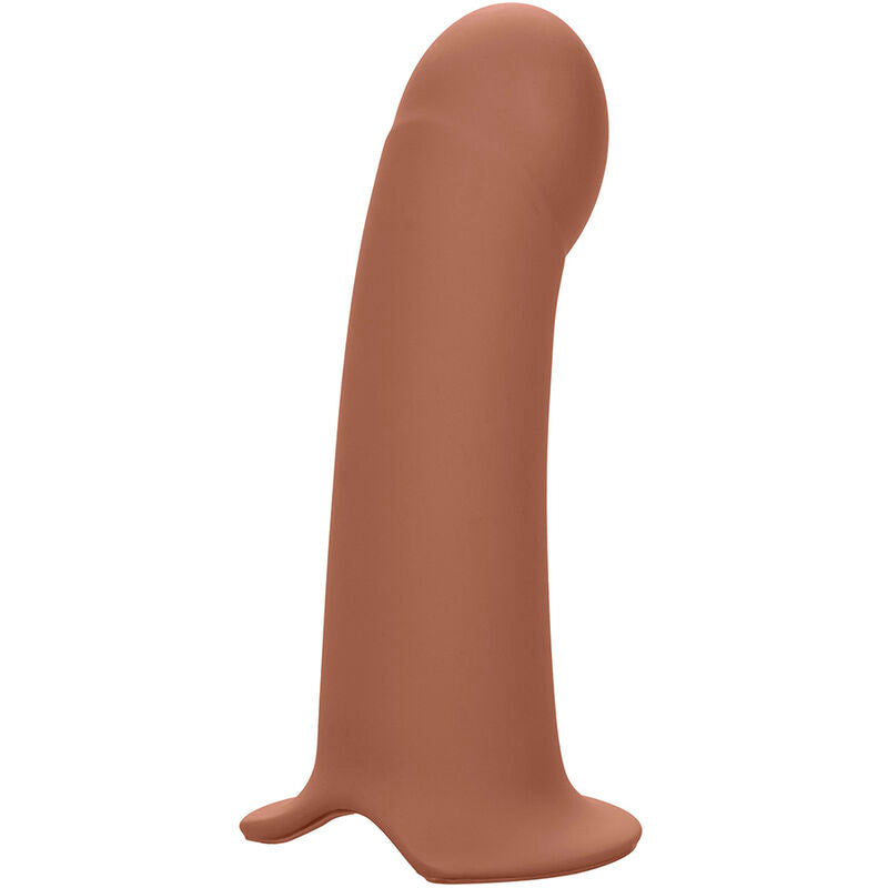 CALEXOTICS - PERFORMANCE MAXX EXTENSION WITH HARNESS BROWN SKIN - NOCTURNA DESIRES