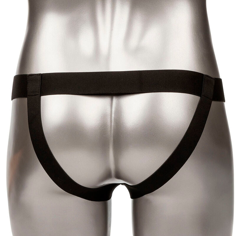CALEXOTICS - PERFORMANCE MAXX EXTENSION WITH HARNESS BROWN SKIN - NOCTURNA DESIRES