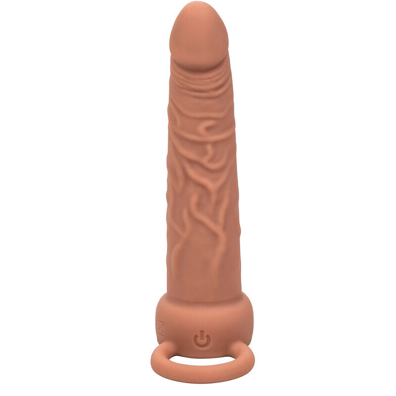 CALEXOTICS - PERFORMANCE MAXX RECHARGABLE DUAL PENETRATOR BROWN SKIN - NOCTURNA DESIRES
