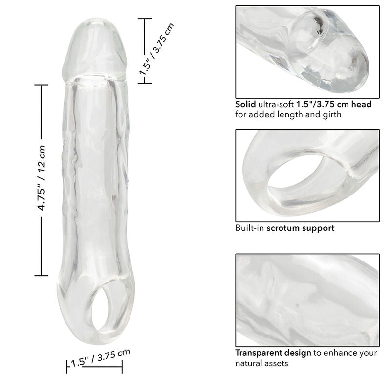 CALEXOTICS - PERFORMANCE MAXX CLEAR EXTENSION 6,5 TRANSPARENT - NOCTURNA DESIRES