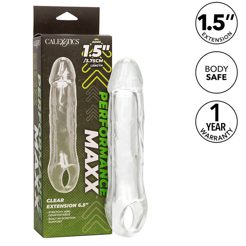 CALEXOTICS - PERFORMANCE MAXX CLEAR EXTENSION 6,5 TRANSPARENT - NOCTURNA DESIRES