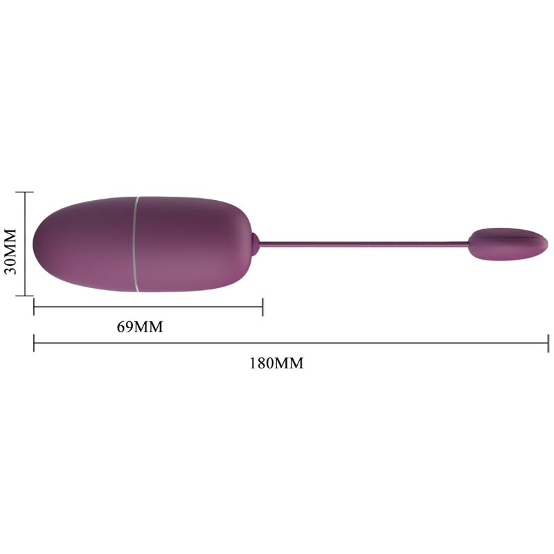 PRETTY LOVE - NYMPH VIBRATING EGG APP CONTROLLED LILA - NOCTURNA DESIRES